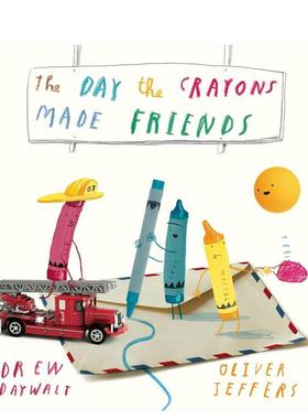 【预售】蜡笔交朋友的那天 The Day the Crayons Made Friends 原版英文儿童绘本 善本图书