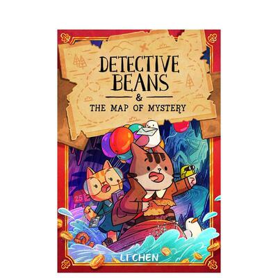 【预售】豆豆侦探：探秘寻宝图 Detective Beans: and the Map of Mystery Volume 3 原版英文儿童漫画