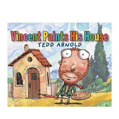 【预售】文森特涂他的房子 Vincent Paints His House 原版英文儿童故事 善本图书