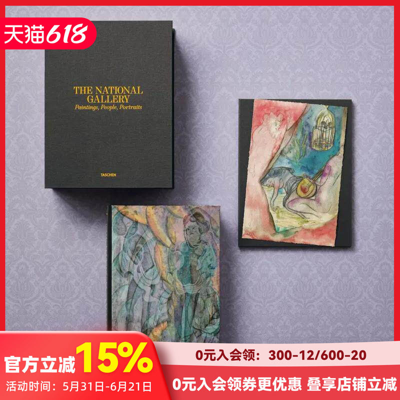 【预售】【TASCHEN限量版】英国国家美术馆 编号1-100 克里斯·奥菲利限量版画《笼中鸟之歌》 原版英文艺术画册画集