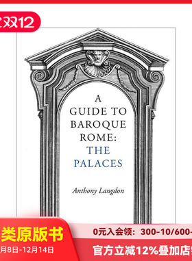 【预售】巴洛克罗马指南：宫殿 A Guide to Baroque Rome: The Palaces 原版英文建筑设计