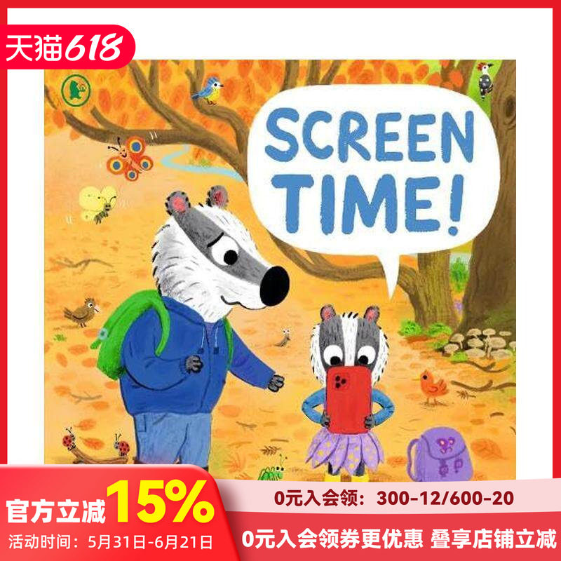 【欢乐街的故事】屏幕时间!睡觉真无聊 我想吃零食【A Cheery Street Story】Screen Time! 原版英文儿童绘本 善本图书