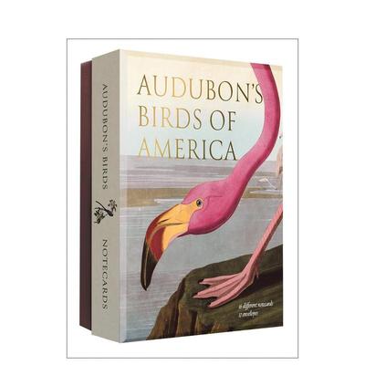 【预售】奥杜邦的美国鸟类：阿贝维尔感谢卡套装 Audubon's Birds of America:An Abbeville Notecard Set 原版明信片