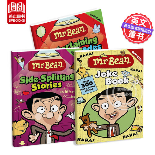 憨豆先生的爆笑冒险记：10个爆笑漫画故事 Mr Bean's Entertaining Escapades 原版英文儿童漫画 善本图书