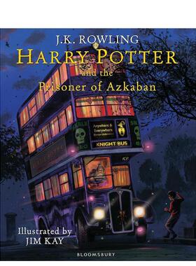 【现货】哈利·波特与阿兹卡班的囚徒:彩绘版 Harry Potter and the Prisoner of Azkaban 原版英文青少年读物