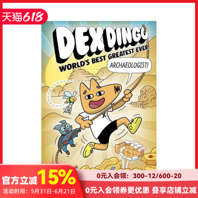 【现货】袋鼠戴克斯：世界上* 棒的考古学家（平装） Dex Dingo: World's Best Greatest Ever Archaeologist 原版英文儿童漫画