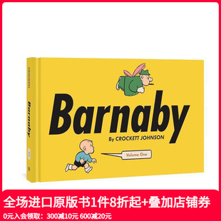 Volume 现货 卷1 One 原版 约翰逊 BARNABY 漫画家克罗克特 英文儿童绘本 巴纳比 Barnaby