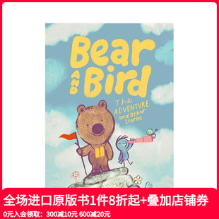 小熊和小鸟：冒险及其它故事 Bear 英文儿童章节书 现货 善本图书 原版 英国插画师Jarvis Bird and