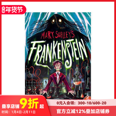 【预售】弗兰肯斯坦：青少年精简版 Frankenstein: Abridged for Young Readers 原版英文青少年读物