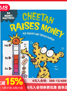 【现货】金钱小课堂：猎豹筹钱 Money Matters: Cheetah Raises Money 原版英文儿童绘本