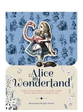 【现货】【Paperscapes】纸上风采:爱丽丝漫游奇境:礼物书 Alice in Wonderland 英文原版进口 善本图书