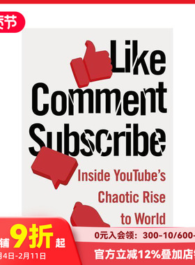 【预售】点赞、评论、订阅 Like  Comment  Subscribe 原版英文商业行销 善本图书