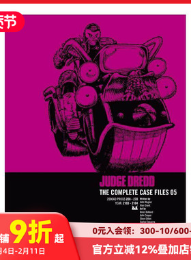 【预售】爵德判官：完整案例档案第 5 版 Judge Dredd: Complete Case Files v. 5 原版英文漫画书 善本图书