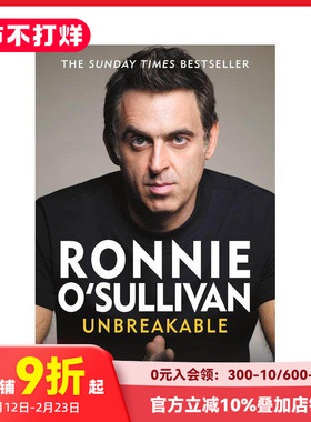 【预售】无懈可击 奥沙利文自传 Unbreakable 斯诺克运动员 原版英文文学传记 善本图书