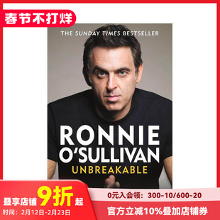 【预售】无懈可击 奥沙利文自传 Unbreakable 斯诺克运动员 原版英文文学传记 善本图书
