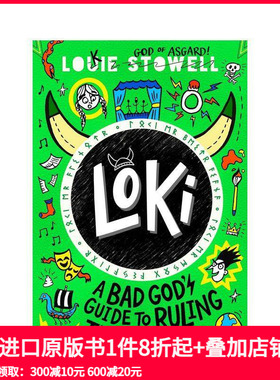 【预售】【洛基涂鸦日记】坏神的统治世界指南A Bad God's Guide to Ruling the World 北欧神话 雷神 幽默读物 英文儿童