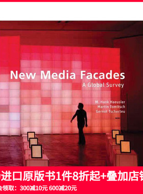 【预售】新媒体建筑立面：全球概览 New Media Facades: A Global Survey 原版 善本图书