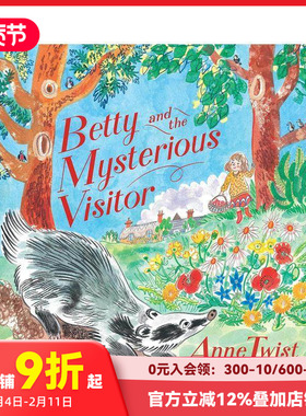 【预售】【英国插画师Emily Sutton】贝蒂与神秘访客 Betty and the Mysterious Visitor 原版英文儿童绘本 善本图书