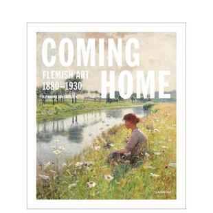 1930 英文艺术画册画集 1880 Home Flemish Coming 归途 1930弗兰德艺术概况 原版 art 现货