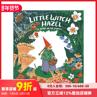 【现货】Phoebe Wahl 小金缕梅 Little Witch Hazel 英文原版 进口图书 儿童大自然绘本 四季季节故事图画书 4-8岁