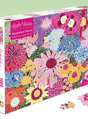 【现货】【拼图】进口文创 凯特海斯：丰盛的花卉Puzzle Kate Heiss: Abundant Floral 高颜值艺术创意文创产品 节日送礼
