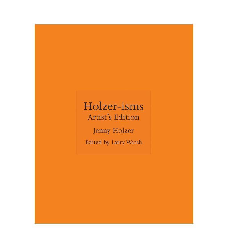【预售】珍妮·霍尔泽主义 艺术家版 折叠海报&小册子 【ISMs】Holzer-isms : Artist's Edition 原版英文艺术画册画集