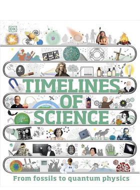 【现货】科学进化时间图谱 【Timelines】Timelines of Science 原版英文儿童绘本