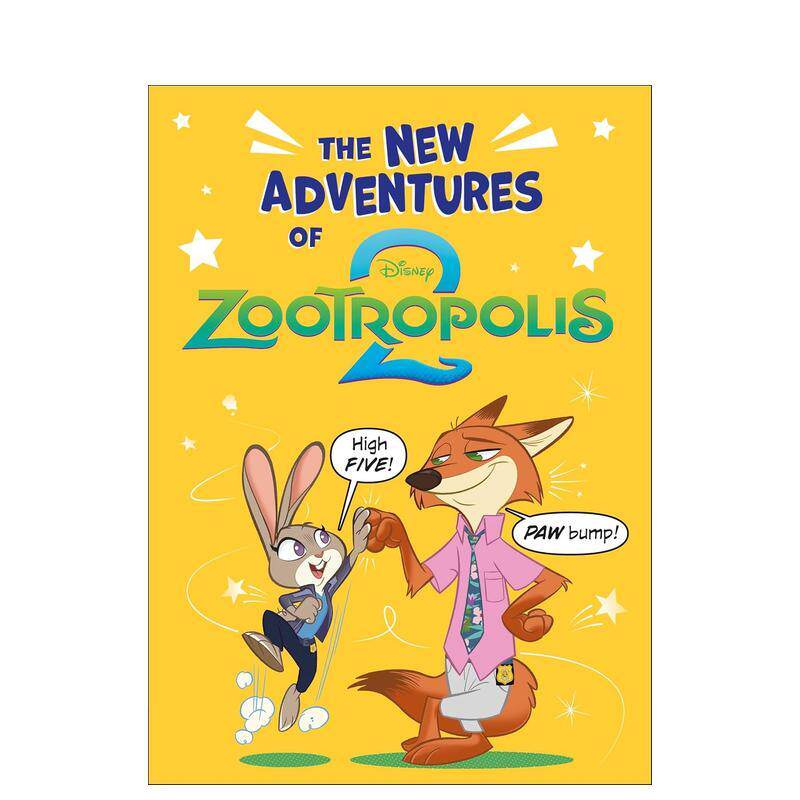 【预售】迪士尼全新冒险：疯狂动物城2 The New Adventures of Disney Zootropolis 2 原版英文儿童漫画 善本图书