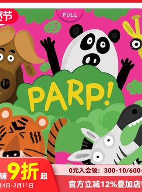 【预售】啪嗒！ Parp! 英文原版进口儿童故事书插图 善本图书