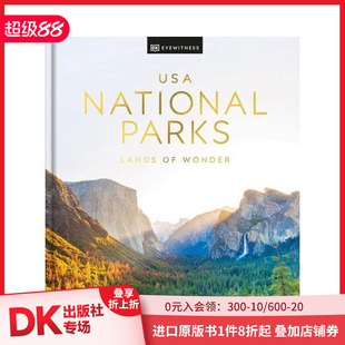 Lands 英文旅行 美国国家公园：奇妙之地 原版 Wonder Parks National USA 预售