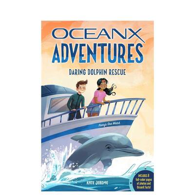 【预售】海豚营救计划（OceanX 第 3 册） Daring Dolphin Rescue (OceanX Book 3) 原版英文青少年读物
