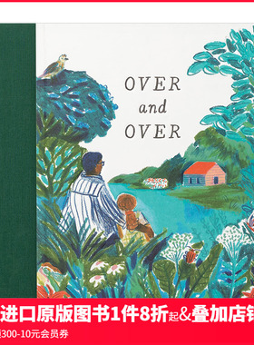 【预售】【法国插画师Beya Rebai】一遍又一遍 Over and Over 原版英文儿童绘本 善本图书