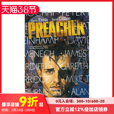 【现货】英文漫画 Preacher Book Five 传教士漫画5 英文原版进口漫画书籍 善本图书
