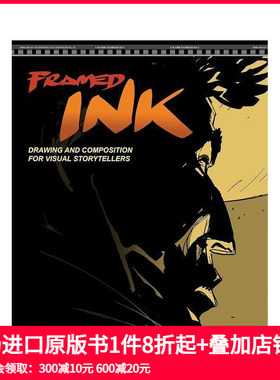 【预售】装裱水墨 ： 视觉故事讲述者的绘画和构图 Framed Ink : Drawing and Composition for  原版英文漫画书