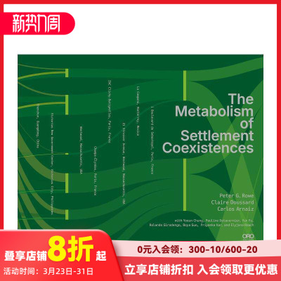 【预售】聚落代谢：共存之道 The Metabolism of Settlement Coexistences 原版英文建筑设计 善本图书