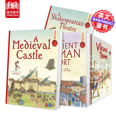 【现货】壮观的视觉指南:中世纪城堡 Spectacular Visual Guides: A Medieval Castle 原版英文儿童绘本 善本图书