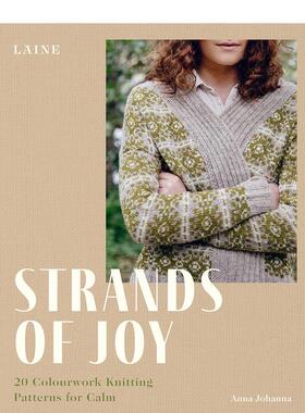 【预售】喜悦之线：20 种彩色编织图案 Strands of Joy: 20 Colourwork Knitting Patterns for Calm 原版英文手工制作