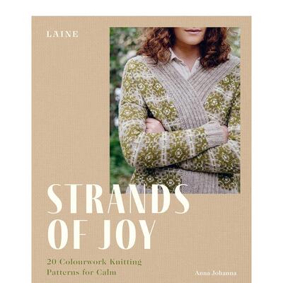 【现货】喜悦之线：20 种彩色编织图案 Strands of Joy: 20 Colourwork Knitting Patterns for Calm 原版英文手工制作