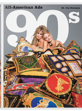 【现货】[TASCHEN]All-American Ads of the 90s，90年代的美国广告 复古广告