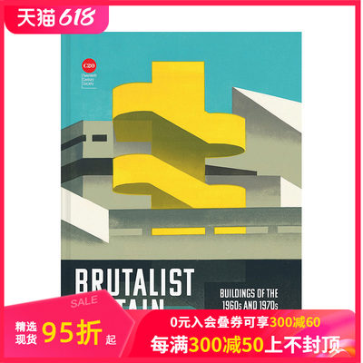 【预售】野兽派大不列颠建筑：1960-1970 Brutalist Britain: Buildings of the 1960s and 1970s 原版英文建筑设计 善本图书