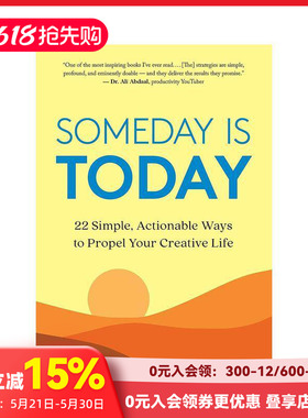 【现货】千里之行始于足下 Someday Is Today 原版英文心灵励志
