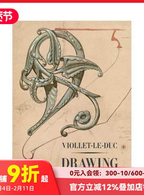 【预售】维奥莱-勒-迪克：绘造世界 Viollet-Le-Duc: Drawing Worlds 原版英文建筑设计