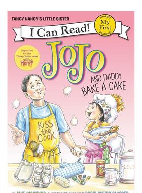 【现货】【了不起的南希】JoJo和爸爸一起烤蛋糕 Fancy Nancy: JoJo and Daddy Bake a Cake 原版英文儿童分阶阅读