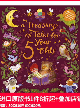【现货】5岁孩童故事宝库 A Treasury of Tales for Five-Year-Olds 英文原版进口儿童绘本丰富系列故事动物自然等 善本图书