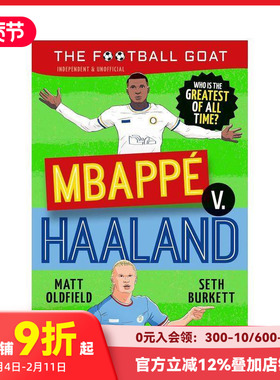 【预售】足球传奇:姆巴佩 vs 哈兰德 The Football GOAT: Mbappé vs Haaland 原版英文儿童绘本
