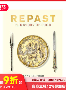 【预售】食物的故事 【British Museum】Repast The Story Of Food 原版英文人文历史 T&H