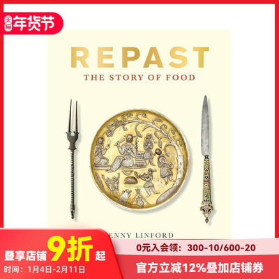 【预售】食物的故事 【British Museum】Repast The Story Of Food 原版英文人文历史 T&H