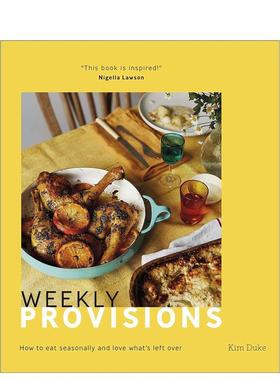 【现货】每周食物计划Weekly Provisions 定制食谱餐饮健康饮食彩图指南 英文原版 善本图书