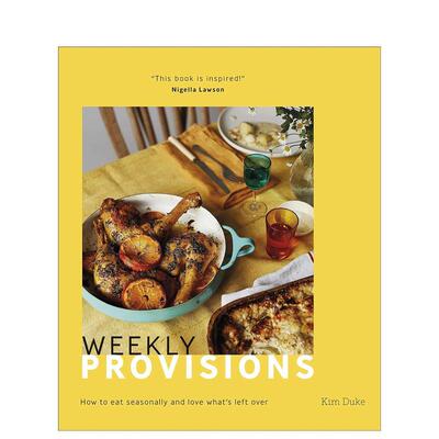 【现货】每周食物计划Weekly Provisions 定制食谱餐饮健康饮食彩图指南 英文原版 善本图书