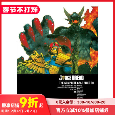 【预售】爵德判官：第 30 版：完整案件档案 Judge Dredd: v. 30: The Complete Case Files 原版英文漫画书 善本图书